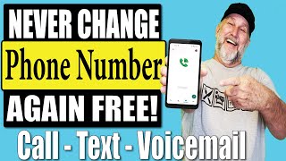 NEVER HAVE TO TRANSFER YOUR NUMBER AGAIN WITH FREE GOOGLE VOICE