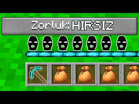 HIRSIZ ZORLUK SEVİYESİ 🕵️ - Minecraft