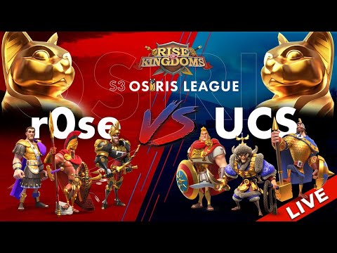 r0se (K239) vs UCS (K2) - LIVE CASTING TOP 8 - Rise of Kingdoms