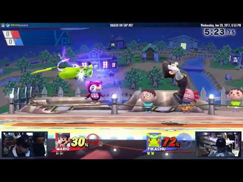 SOT #97 - Uberman (Mario) vs Reaver (Pikachu) - Smash 4 WR1