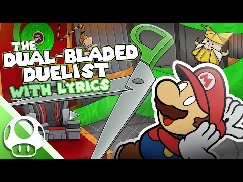 The Dual-Bladed Duelist - Cover with Lyrics | Paper Mario: The Origami King