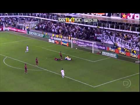 Goal Neymar vs Flamengo  Puskas Award 2011 Candidate