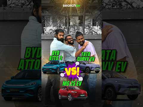 BYD Atto 3 vs MG ZS EV vs Tata Curvv – Who Rules the Road?🔥