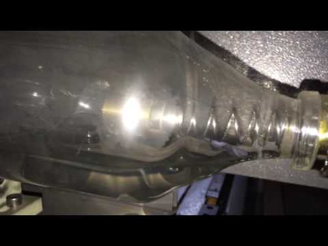 Leaking Reci laser tube (due to air bubbles)