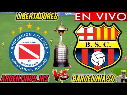 ARGENTINOS JUNIORS vs BARCELONA SC EN VIVO 🏆// 🚨 LIBERTADORES 2026