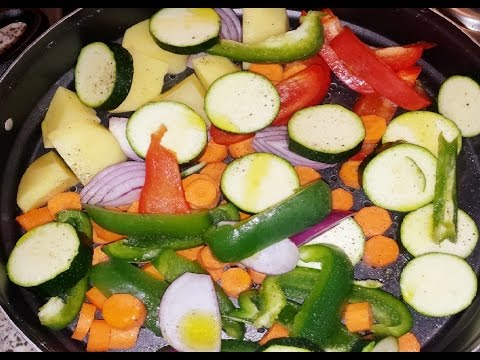 TUTORIAL Ricetta: Insalata di verdure al vapore...Steamed Vegetable Salad