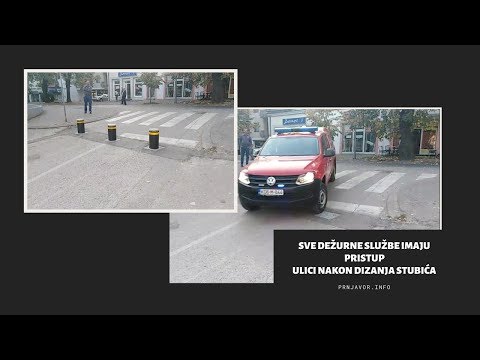 Dežurne službe imaju pristup ulici nakon podizanja stubića