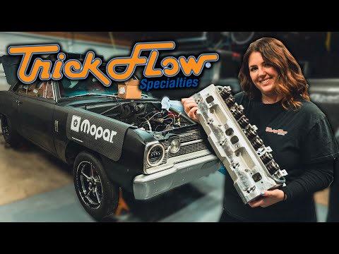 GO FAST Mopar Parts for Allison's Dart, Trick Flow 190's!