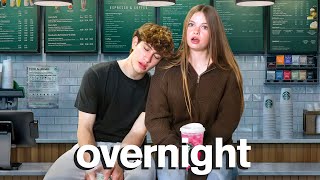 Overnight In STARBUCKS!