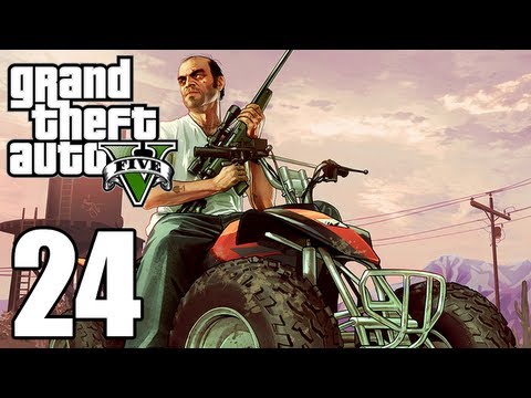 Grand Theft Auto 5 Walkthrough Gameplay Part 24: Nervous Ron Let's Play Xbox360