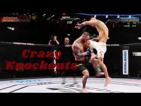 UFC 4 Crazy Knockouts PT 4 (Surprise Fighter 👀)