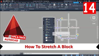 Autocad How To Stretch A Block | Ampliation Dash Block