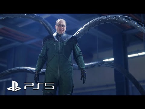 Dr. Octopus Demonstrates his Mechanical Arms Scene | Marvel's Spider-Man Remastered (4K 60FPS)