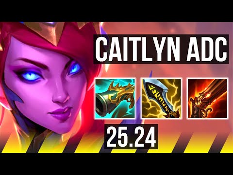 CAITLYN & Leona vs JHIN & Blitzcrank (ADC) | 69K damage | KR Master | 25.24