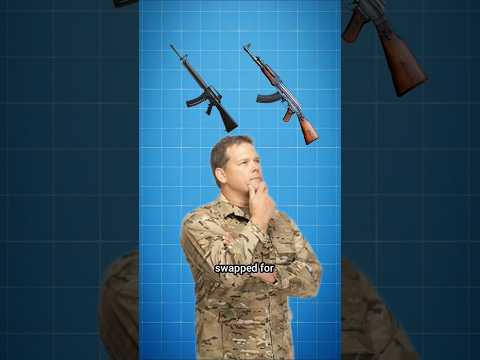 Why would US soldiers trust the AK-47 more than their own rifle? #shorts #ak47