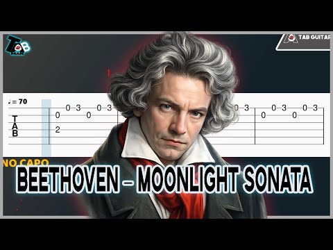 Beethoven – Moonlight Sonata | Guitar Tab Tutorial Easy