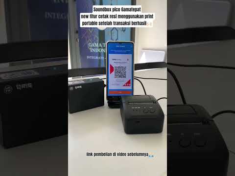 New fitur Soundbox QRIS pico Gamatepat bisa cetak resi menggunakan print portable ✨ #umkm #qris