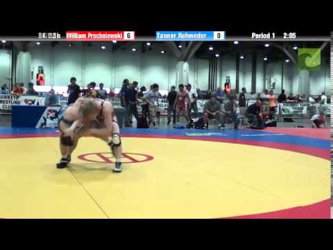 Men 55 KG / 121.25 lbs - William Prochniewski vs. Tanner Rohweder