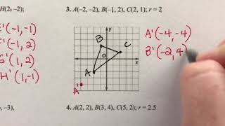 9-6 Dilations (Part 2)
