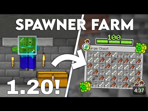 Insane Minecraft Zombie Spawner XP Farm! 😱