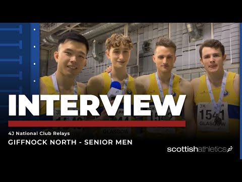 INTERVIEW | Giffnock North Senior Men - 4J National Club Relays