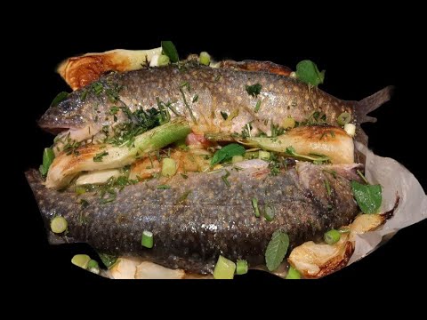 🐟Omble Chevalier Entier au Fenouil, au four #poisson #saumon #truite #dorade #poissonaufour