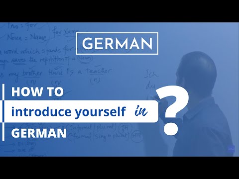 How to introduce yourself in German? || German basics