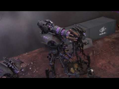 Canoptek Doomstalker painted up for Necrons