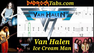 Ice Cream Man - Van Halen - Guitar + Bass TABS Lesson 