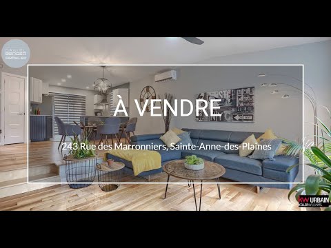 Visite virtuelle du 243 Rue des Marronniers, Sainte-Anne-des-Plaines