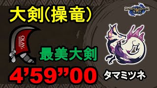 Re: [MHR]  OLAY 大劍 泡狐龍4'59