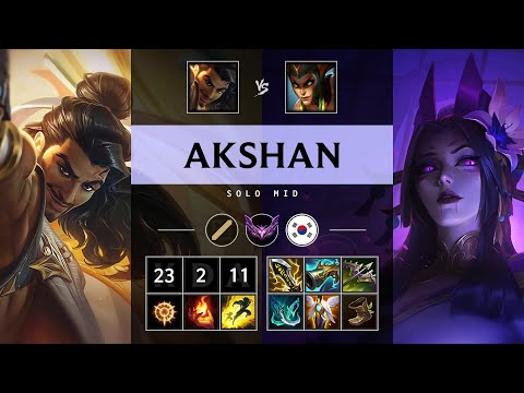 Akshan Mid vs Cassiopeia: Legendary - KR Master Patch 14.16