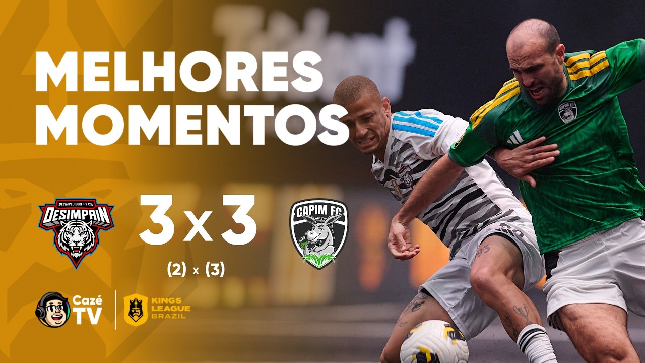MELHORES MOMENTOS: DESIMPAIN 3 (2) X 3 (3) CAPIM | KINGS CUP BRASIL 2026 | 1ª RODADA