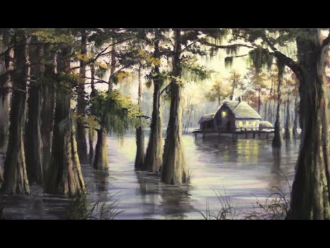 Sunset Swamp | Paint with Kevin ®