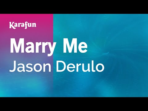 Marry Me - Jason Derulo | Karaoke Version | KaraFun