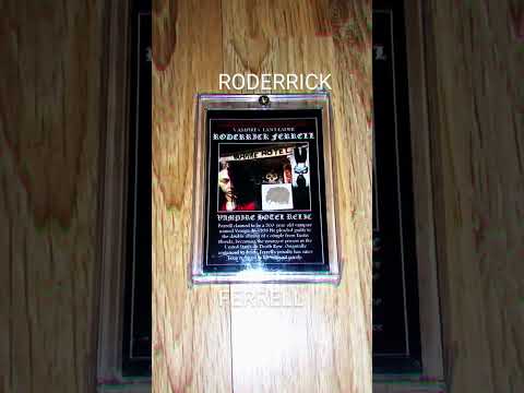 VAMPIRE CLAN LEADER RODERRICK FERRELL VAMPIRE HOTEL RELIC #vampire #truecrimecards #roderrickferrel