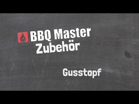 BBQ Master Gusseisentopf