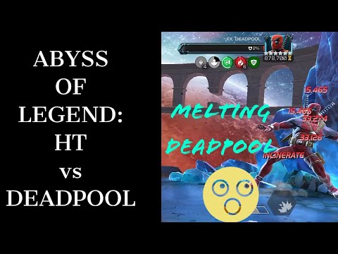 Abyss of legend|Deadpool melting | Marvel contest of Champions