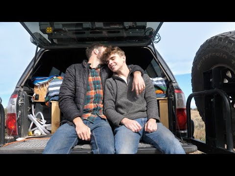Living in the back of my boyfriends truck in Moab Utah, it’s a tight squeeze…