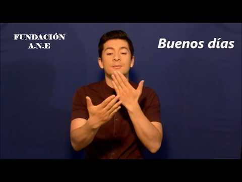 Aprende los saludos en Lengua de señas colombiana