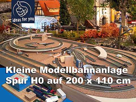 Construction of a small model railway layout on 2 sqm, Märklin gauge H0 with M-tracks