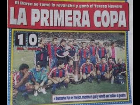 Romário campeão do Torneio Tereza Herrera em 1993 pelo Barcelona