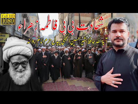 Ayatollah Hafiz Bashir Hussain Al Najafi walking from his home to Imam Ali (a.s) shrine - Najaf Ashraf
