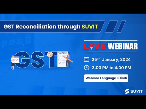GST Reconciliation through SUVIT