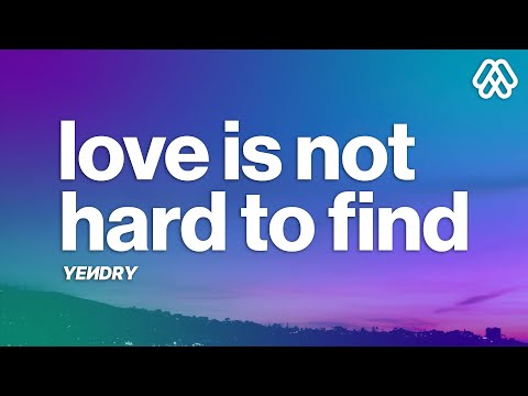 YENDRY - Love Is Not Hard To Find (Lyrics)[from Hotel Transylvania: Transformania]
