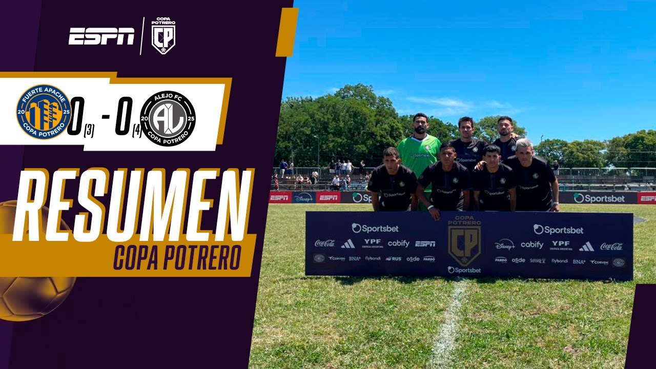 EL ALEJO FC DEL TANQUE SILVA DEBUTÓ CON VICTORIA POR PENALES | RESUMEN | COPA POTRERO 2025