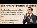 The Power Of Positive Thinking Book Summary Graded Reader Improve Your English Fluency ️
