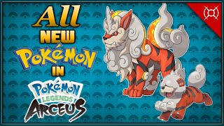 All New Pokémon in Pokémon Legends: Arceus