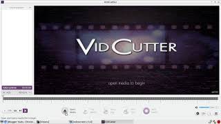 trim or cut video files using VidCutter tool on ubuntu linux