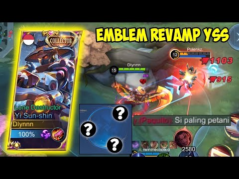 TUTORIAL YSS NEW PATCH & NEW EMBLEM🔥FARMING CEPET + DAMAGE SAKIT! | TOP GLOBAL YSS - MLBB